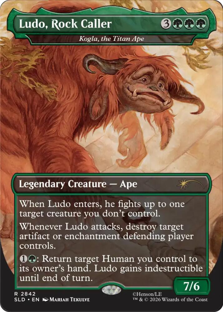 Ludo, Rock Caller - Kogla, the Titan Ape [Secret Lair Drop Series]