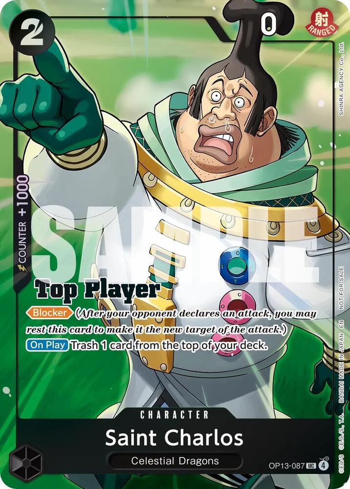 Saint Charlos (CS 26-27 Top Player Pack Vol. 1) - OP13-087 [One Piece Promotion Cards]