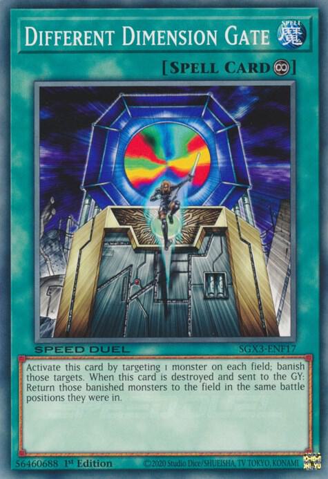 Different Dimension Gate (F)