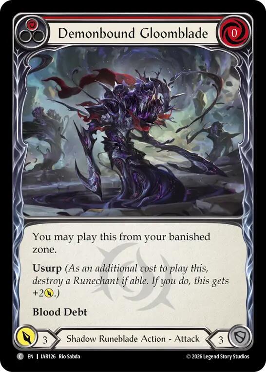 Demonbound Gloomblade [Usurp the Shadow Throne]