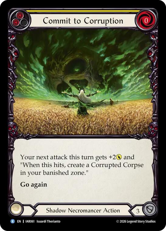 Commit to Corruption (Yellow) [Usurp the Shadow Throne]