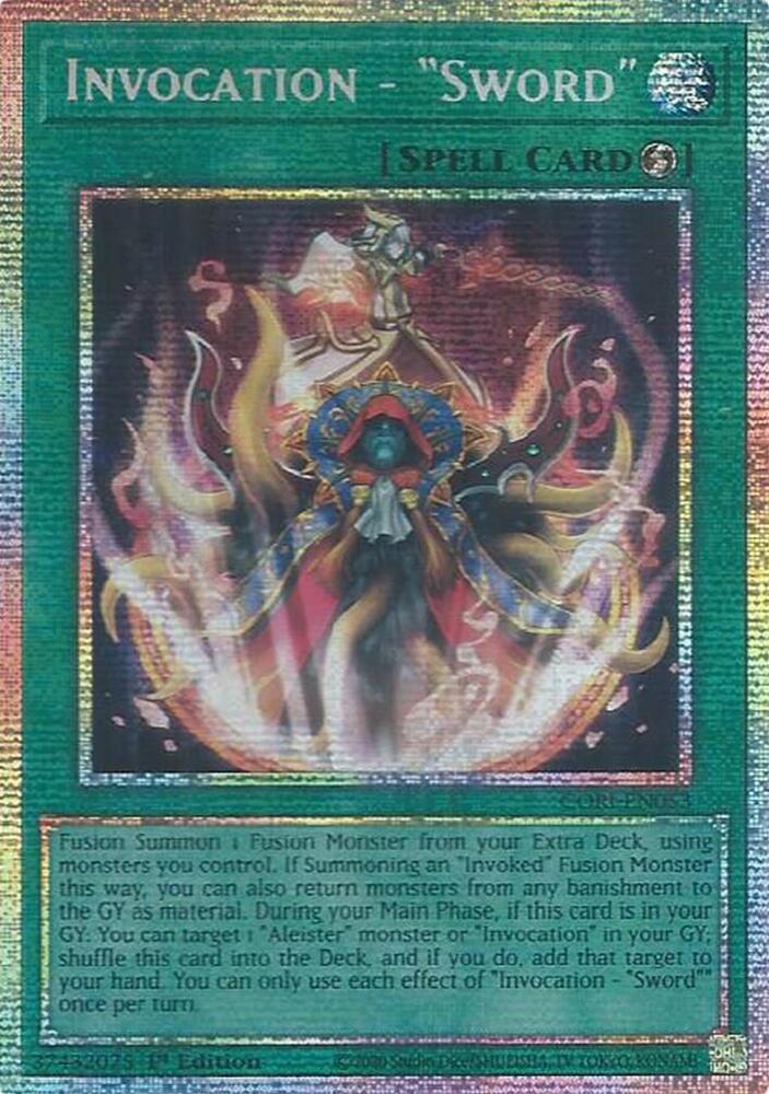 Invocation - "Sword" (Starlight Rare)