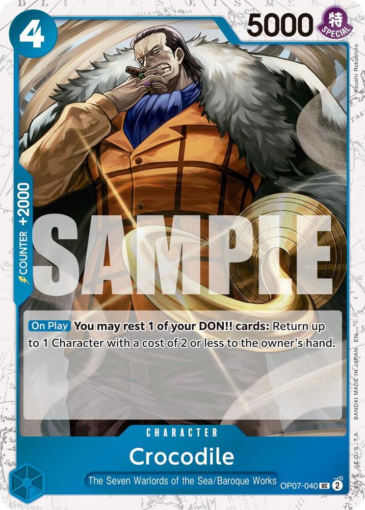 Crocodile - OP07-040 (Pirate Foil)