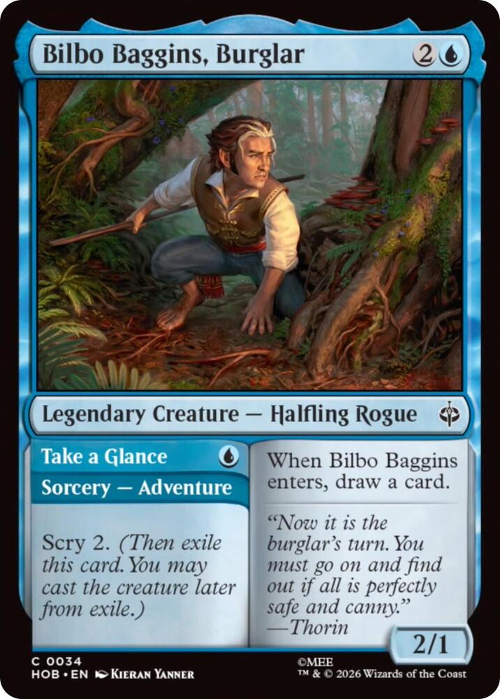 Bilbo Baggins, Burglar
