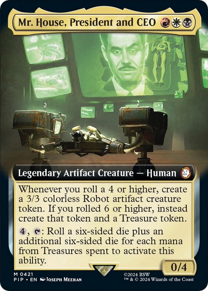 Mr. House, President and CEO (Extended Art)