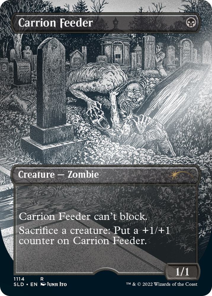 Carrion Feeder (Borderless) (Foil Etched)