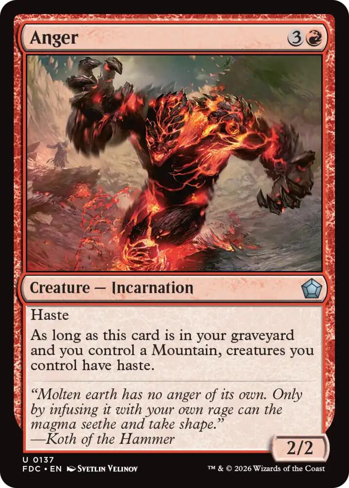 Anger [Commander: Foundations]