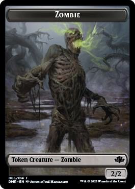 Zombie // Sheep Double-sided Token