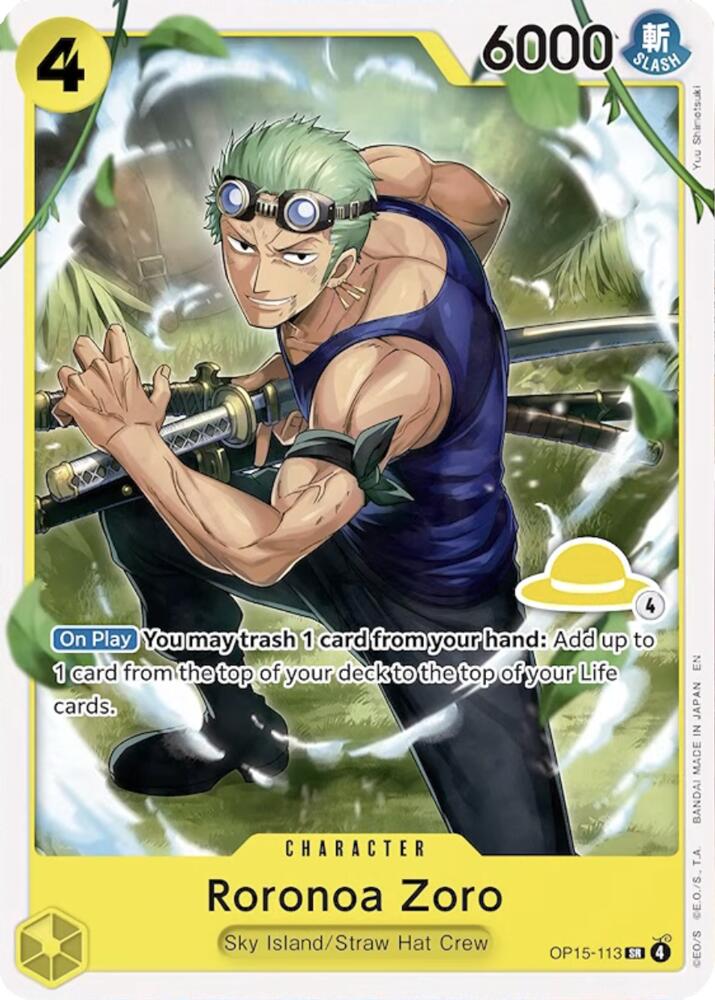 Roronoa Zoro (Luffy Deck) - OP15-113 [Set Sail Deck Set]