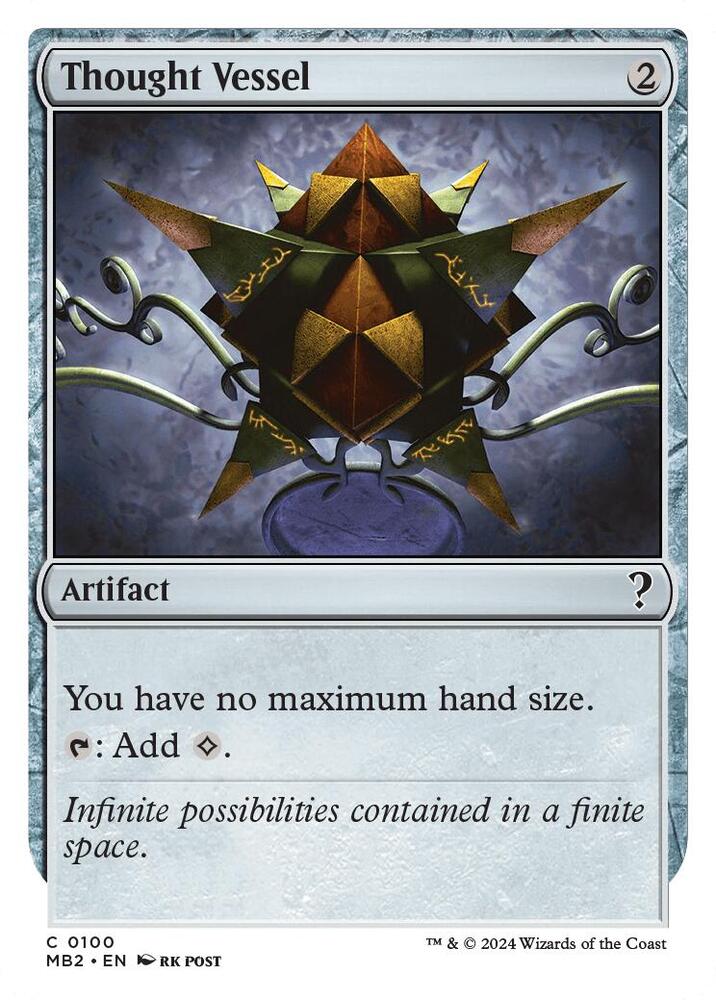 Thought Vessel (White Border)