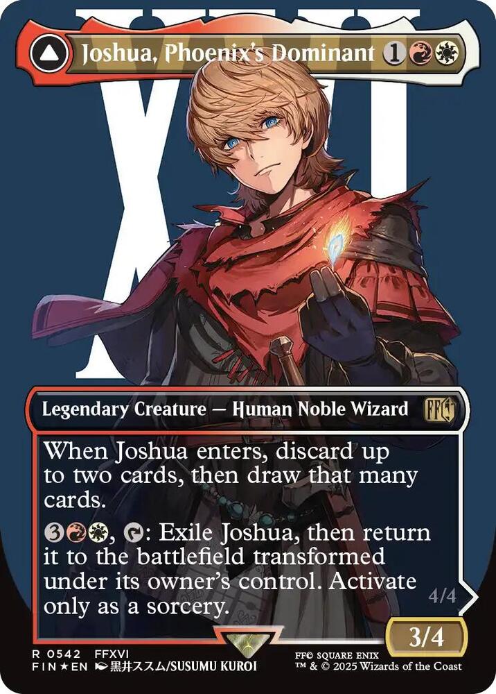 Joshua, Phoenix's Dominant (Borderless) (Surge Foil)