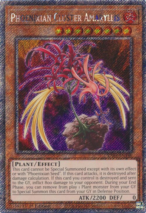 Phoenixian Cluster Amaryllis (Platinum Secret Rare)