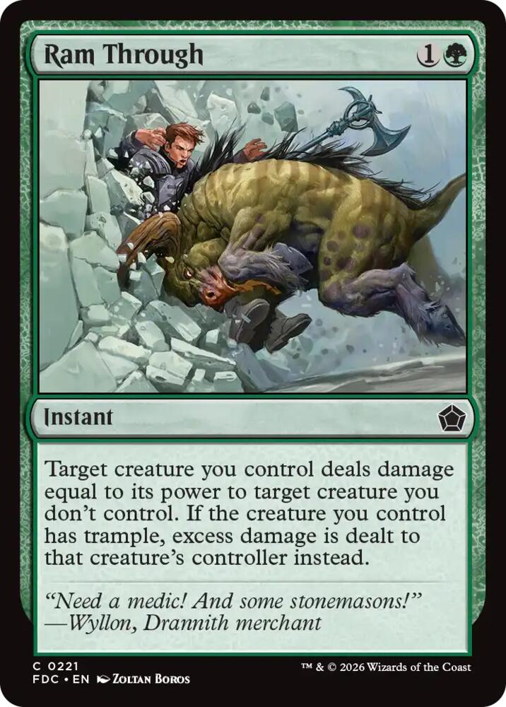 Ram Through [Commander: Foundations]