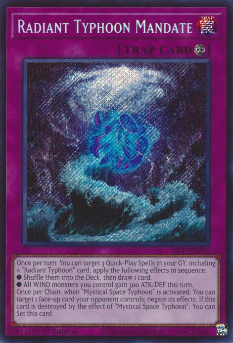 Radiant Typhoon Mandate (Secret Rare)