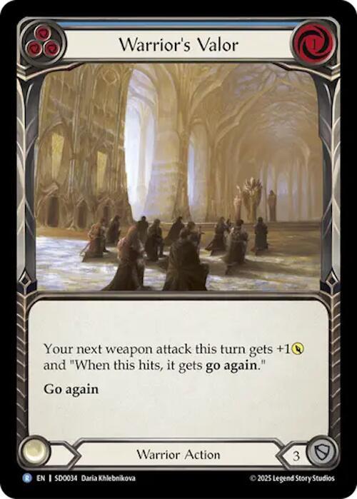 Warrior's Valor (Blue)