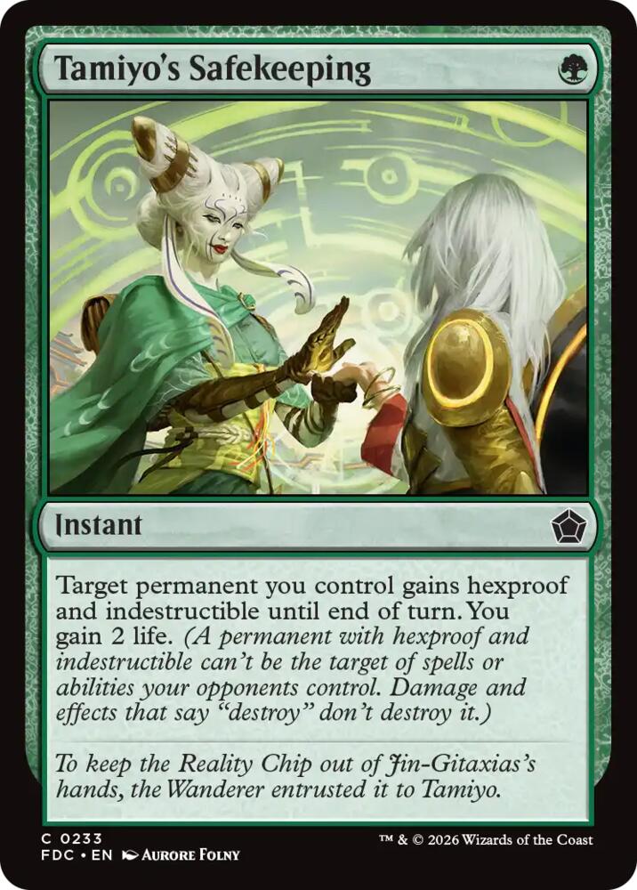 Tamiyo's Safekeeping [Commander: Foundations]