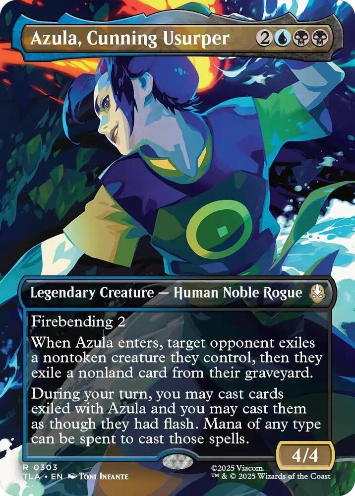 Azula, Cunning Usurper (Borderless)