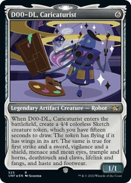 D00-DL, Caricaturist (Showcase) (Galaxy Foil)
