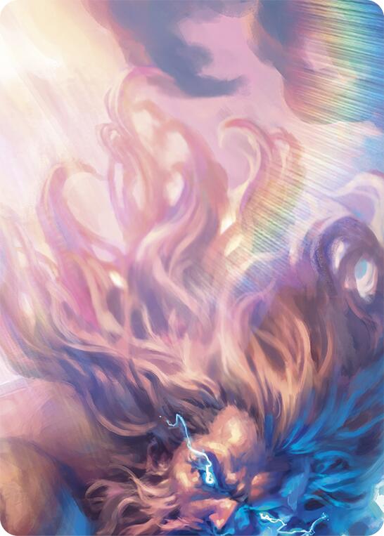 Enlightened Strike // Shelter from the Storm Double Sided Art Card (Top Left)