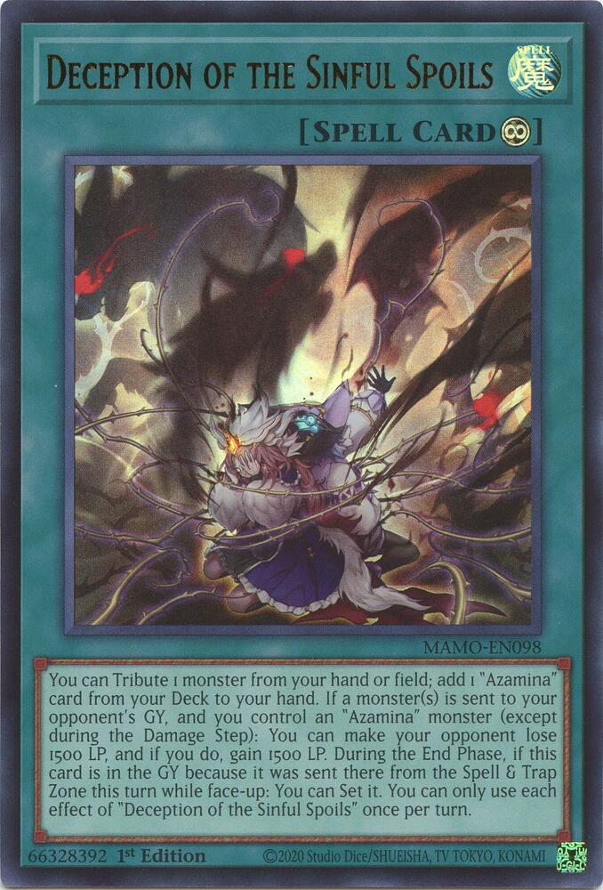 Deception of the Sinful Spoils [Magnificent Monsters]
