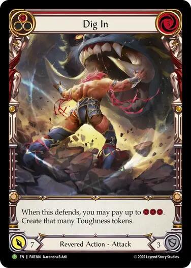 Dig In (Red) - FAB384
