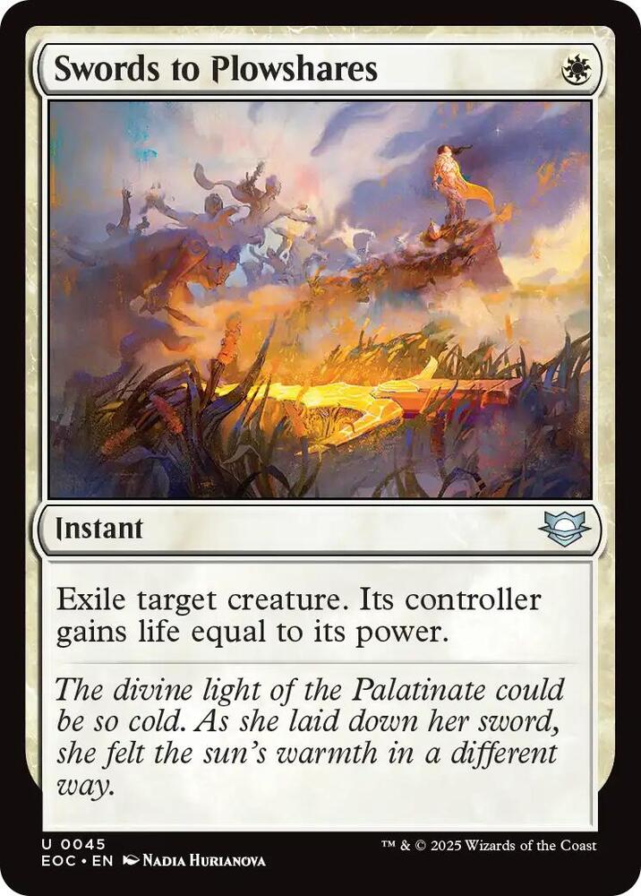 Swords to Plowshares
