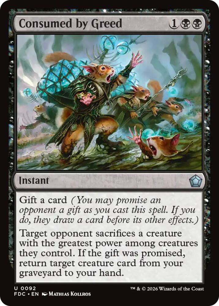 Consumed by Greed [Commander: Foundations]