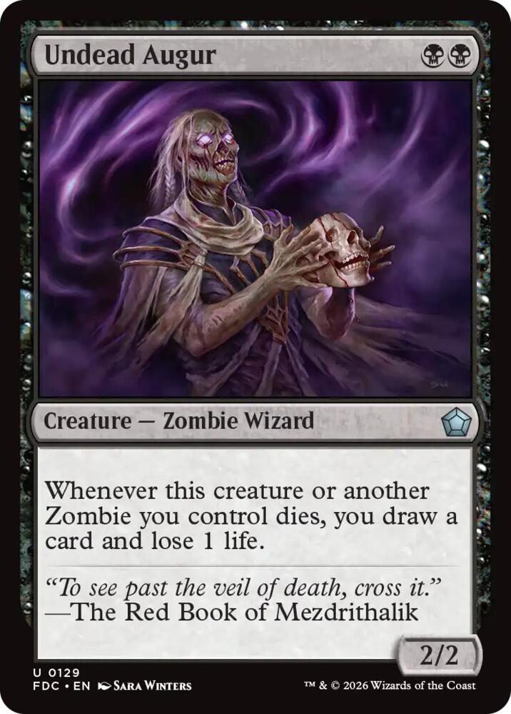 Undead Augur [Commander: Foundations]