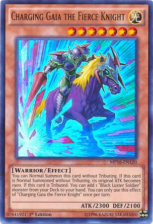 Charging Gaia the Fierce Knight