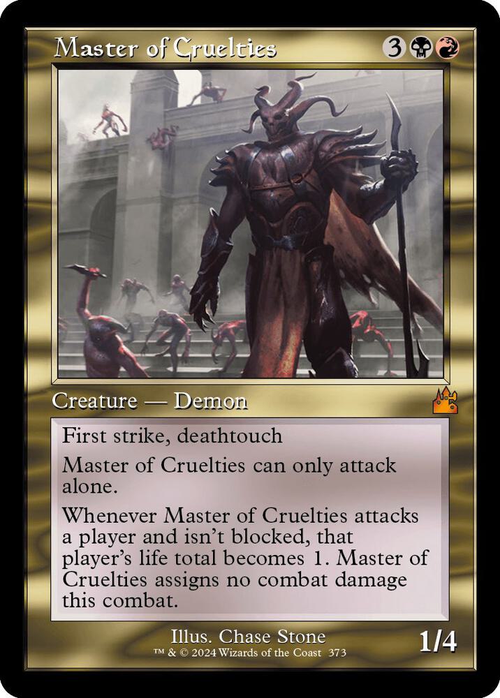 Master of Cruelties (Retro Frame)