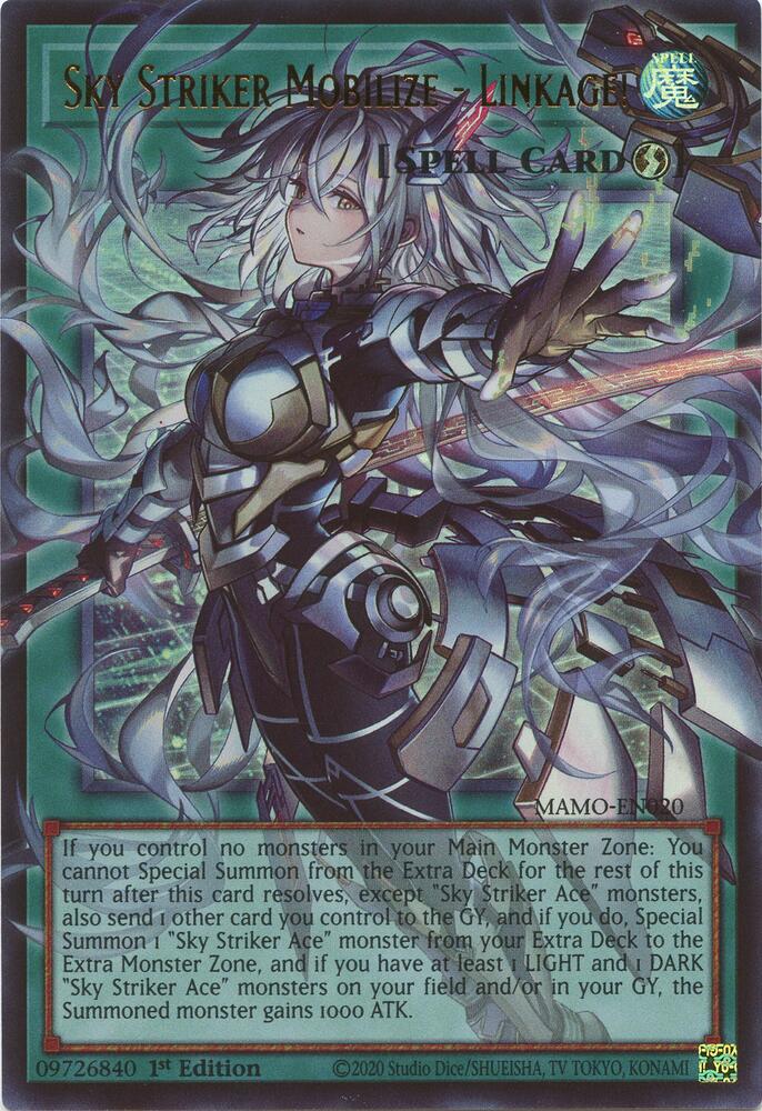 Sky Striker Mobilize - Linkage! (Extended Art) [Magnificent Monsters]