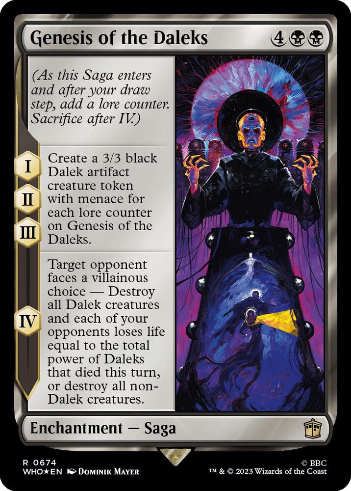 Genesis of the Daleks (Surge Foil)