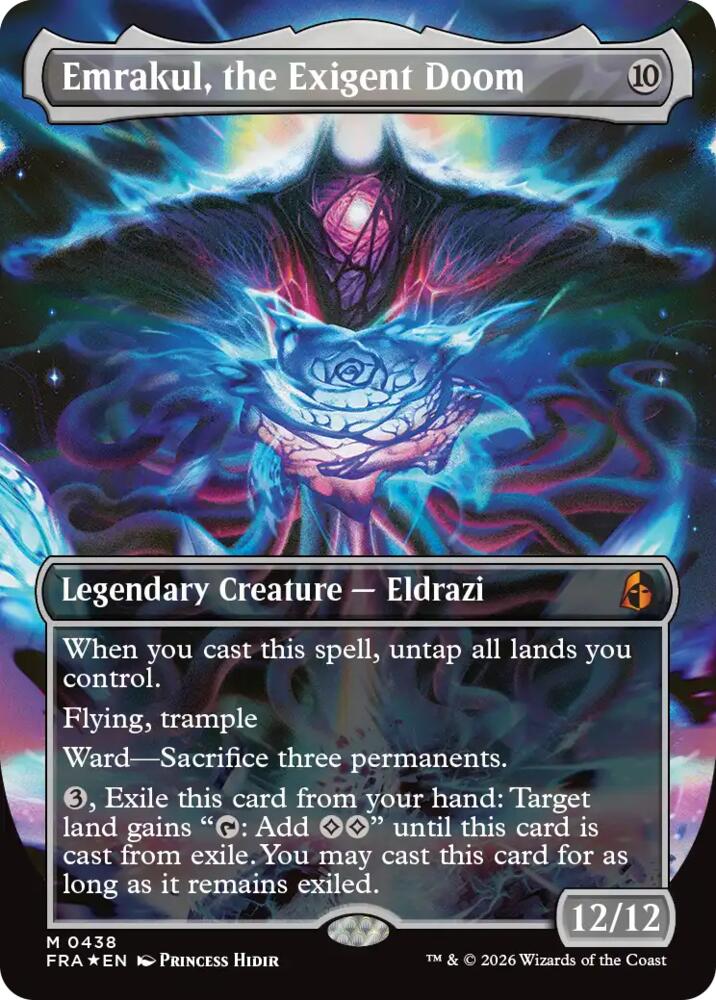 Emrakul, the Exigent Doom (Borderless) [Reality Fracture]