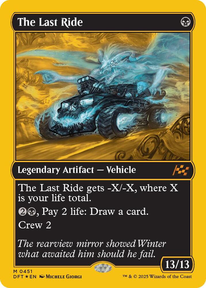 The Last Ride (First-Place Foil)