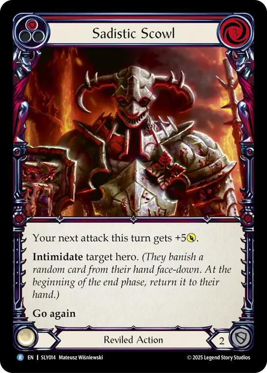 Sadistic Scowl (Red)