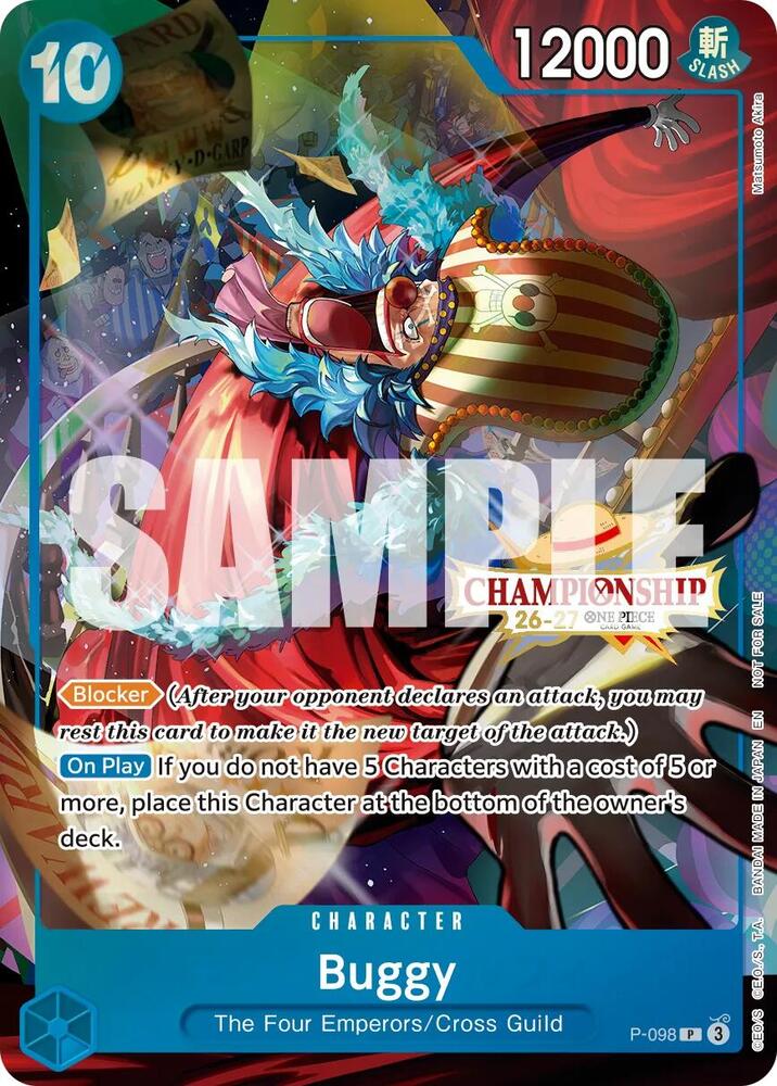 Buggy (CS 26-27 Event Pack Finalist Ver.) - P-098 [One Piece Promotion Cards]