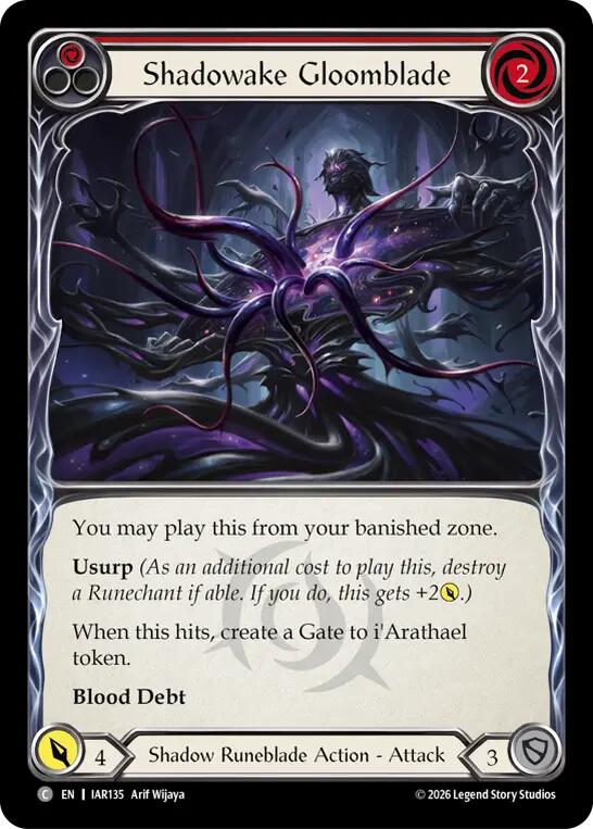 Shadowake Gloomblade (Red) [Usurp the Shadow Throne]