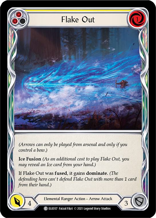 Flake Out (Yellow)