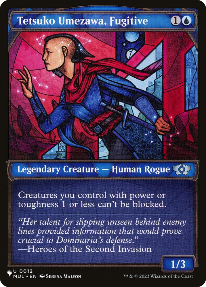 Tetsuko Umezawa, Fugitive (MUL) [The List Reprints]