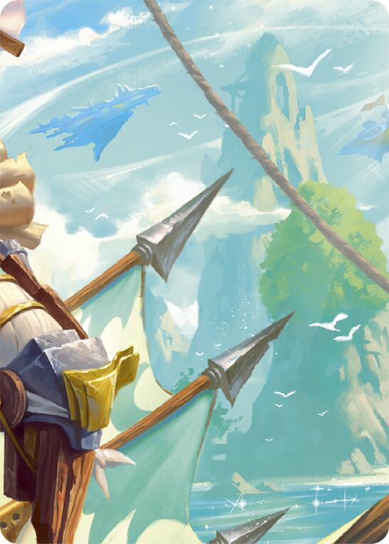 Puffin, Full Steam Ahead // Marlynn, Treasure Hunter Double Sided Art Card (Bottom Right)
