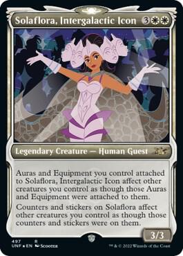 Solaflora, Intergalactic Icon (Showcase) (Galaxy Foil)