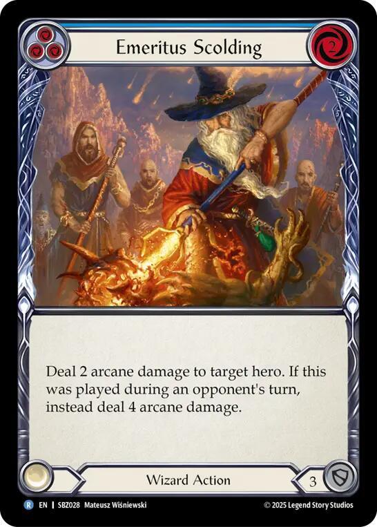 Emeritus Scolding (Blue)