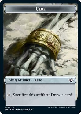 Clue (015) // Golem Double-sided Token