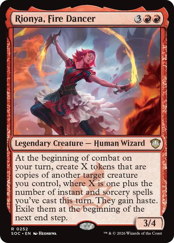 Rionya, Fire Dancer