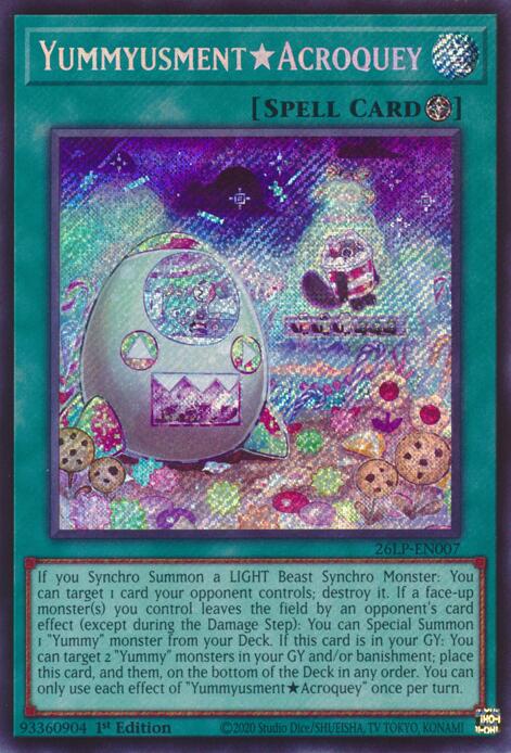 YummyusmentAcroquey (Secret Rare)