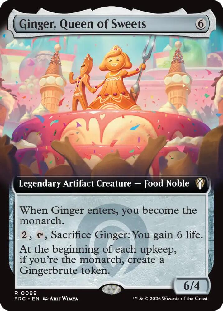 Ginger, Queen of Sweets (Extended Art) [Commander: Reality Fracture]