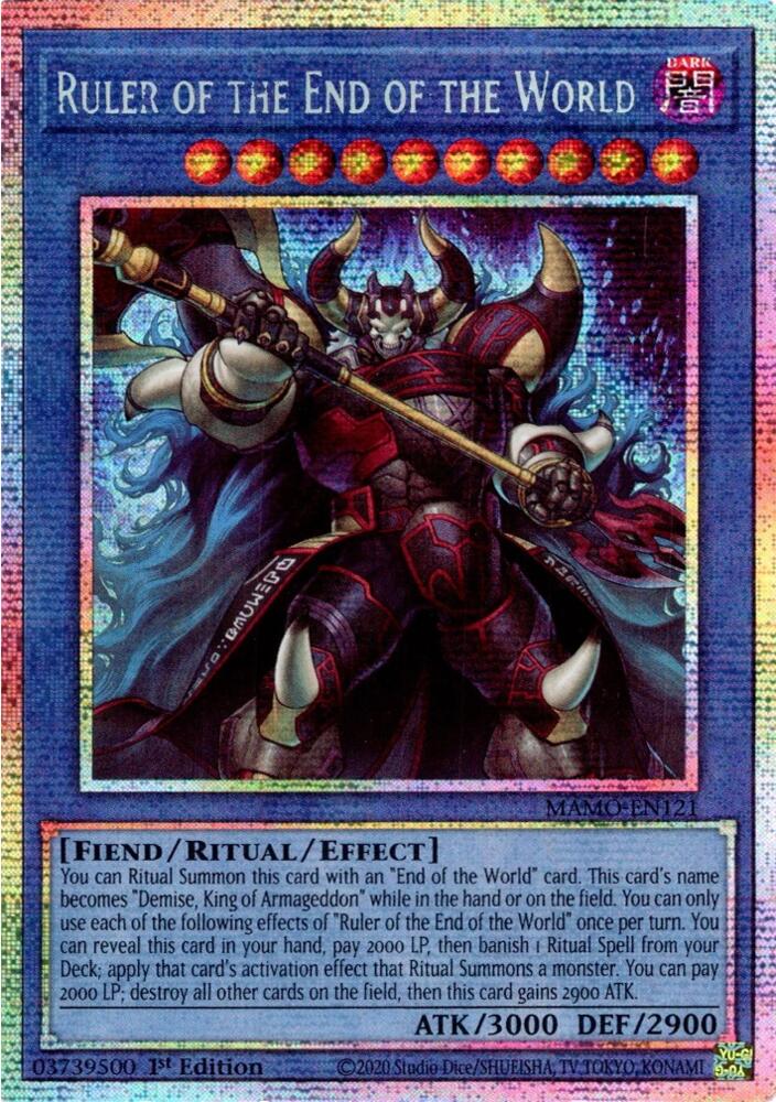 Ruler of the End of the World (Starlight Rare) [Magnificent Monsters]