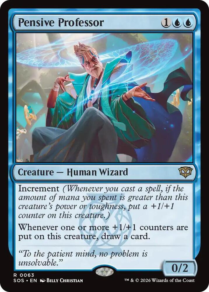 Pensive Professor