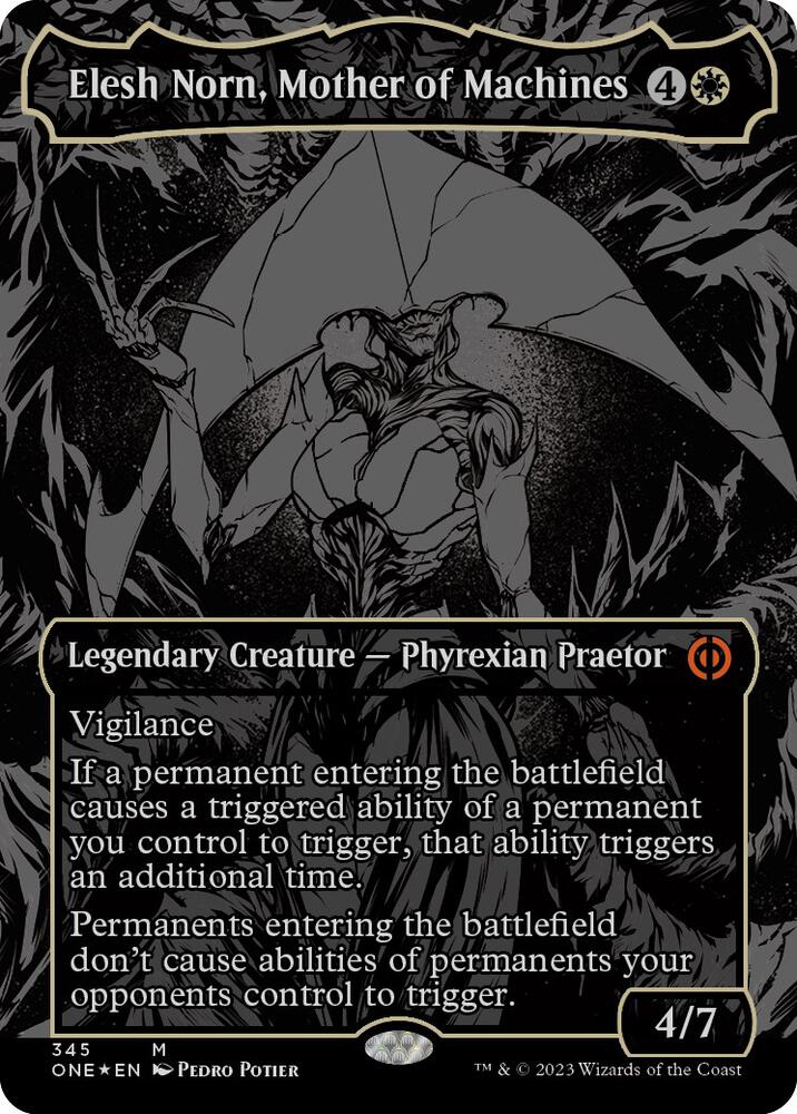Elesh Norn, Mother of Machines (Oil Slick Raised Foil)