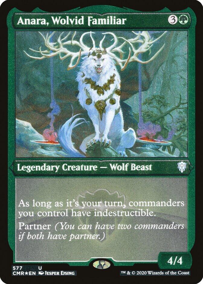 Anara, Wolvid Familiar (Foil Etched)